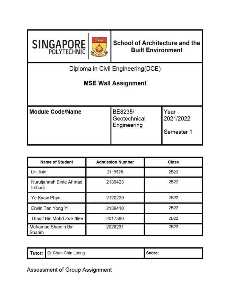 Latest Geotechnical Engineering - MSE Retaining Wall | PDF | Materials | Building Engineering
