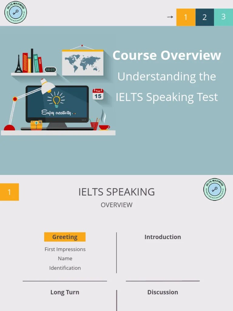 IELTS Speaking Overview | PDF | International English Language Testing System | Fluency