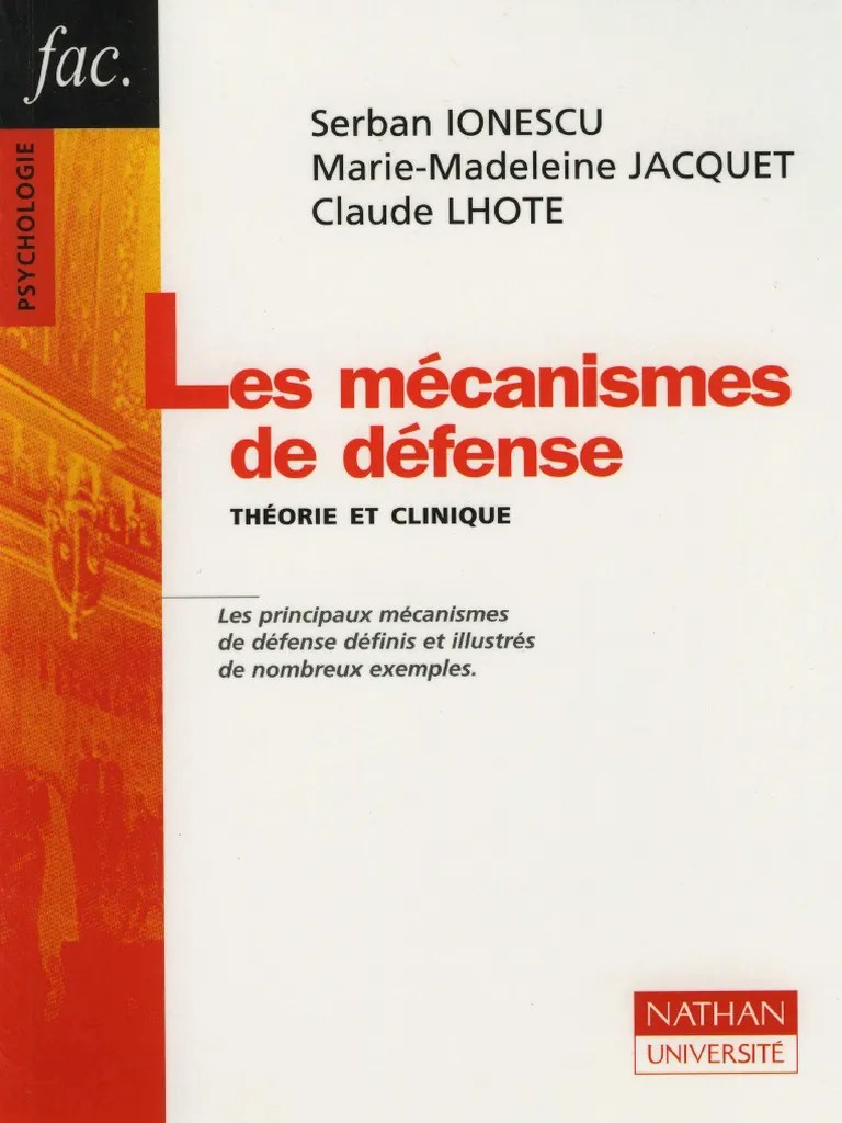 Les Mecanismes De Defense Theorie Et Cli | PDF