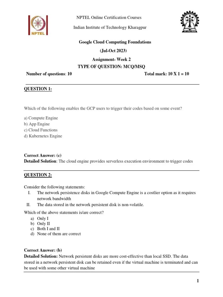 Week 02 Assignment Solution | PDF | Cloud Computing | Web Application
