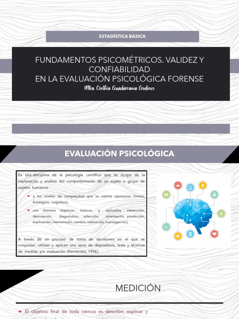 Confiabilidad Y Validez En Psicología Forense | PDF | Validez ...