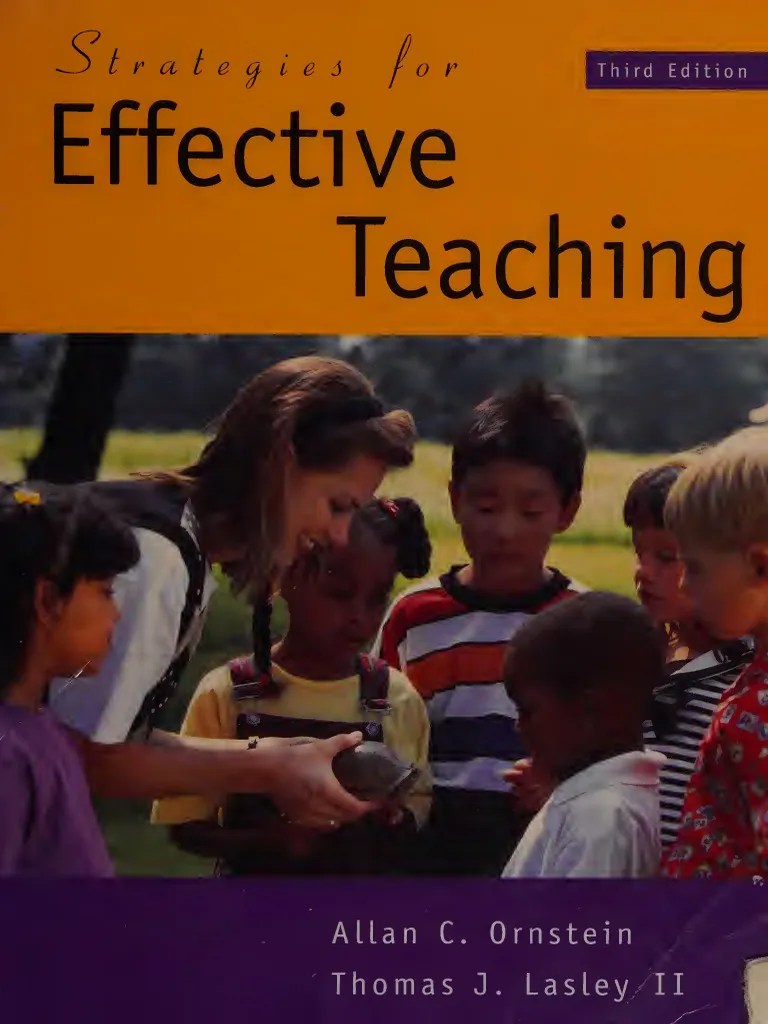 Strategies For Effective Teaching, Third Edition | PDF | Lesson Plan ...