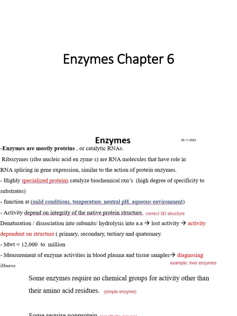 Biochemistry Enzymes | PDF | Enzyme | Enzyme Inhibitor