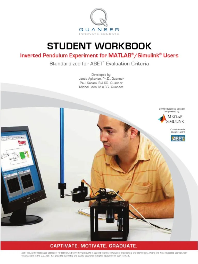 Rotary Pendulum Work | PDF | Lagrangian Mechanics | Rotation Around A ...