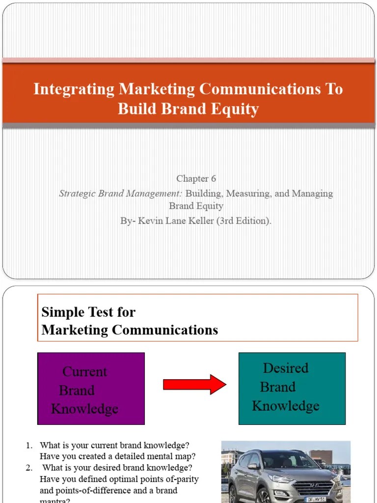 CH 6 Integrating Marketing Communications To Build Brand Equity | PDF ...