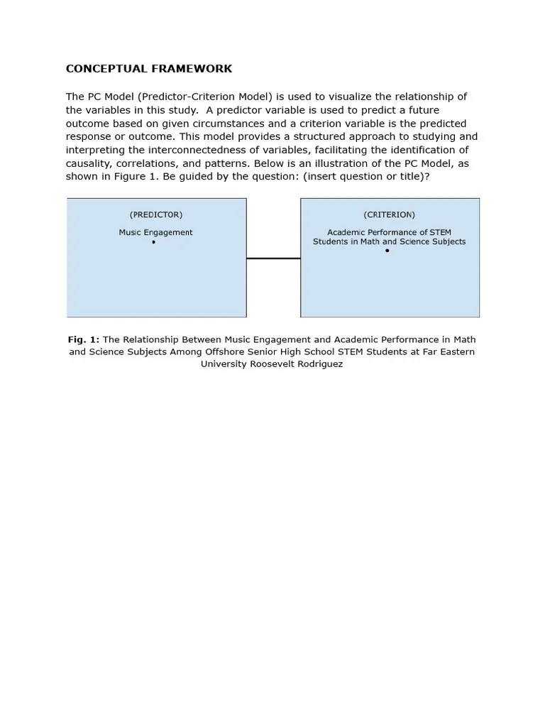Conceptual Framework Sample | PDF