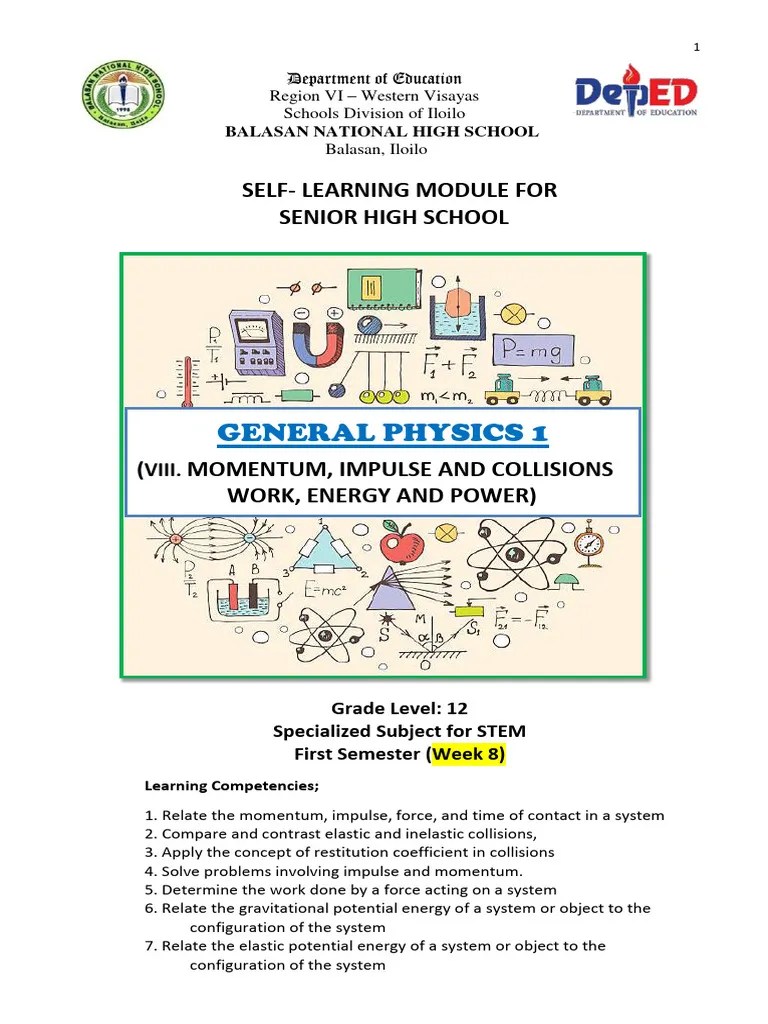 M8 Momentum Impulse And Collisions | PDF | Collision | Momentum