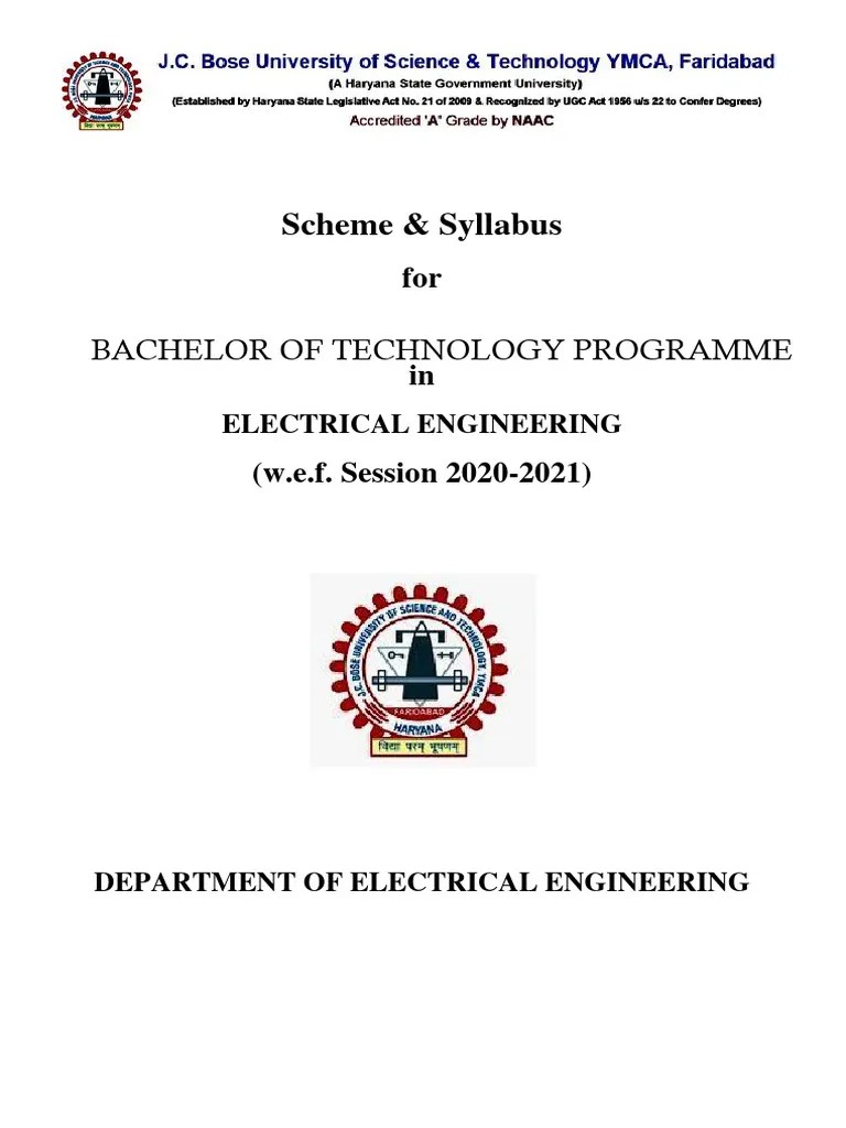 El Scheme 2020-21 | PDF | Engineering | Electrical Engineering