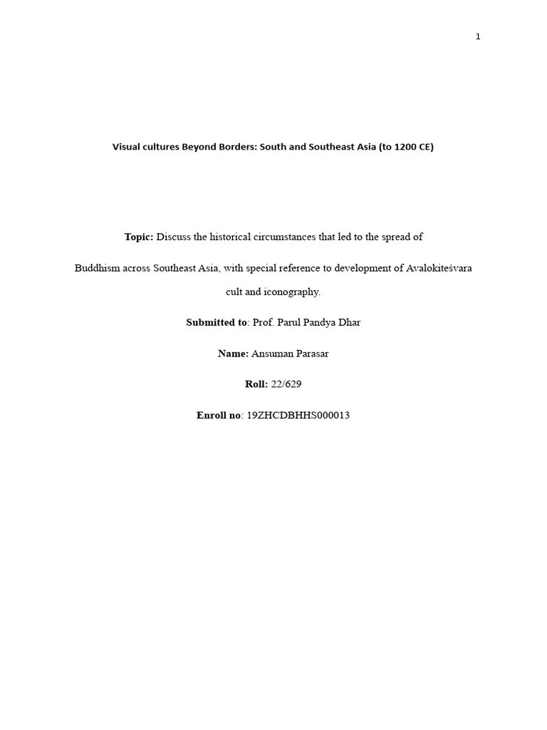 Visual Cultures Beyond Borders | PDF | Silk Road | Vajrayana