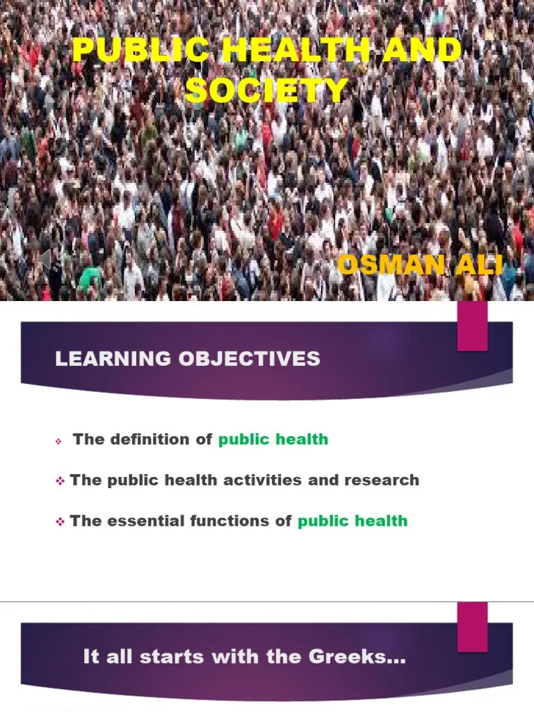 Public Health 2021 | PDF | Public Health | Preventive Healthcare