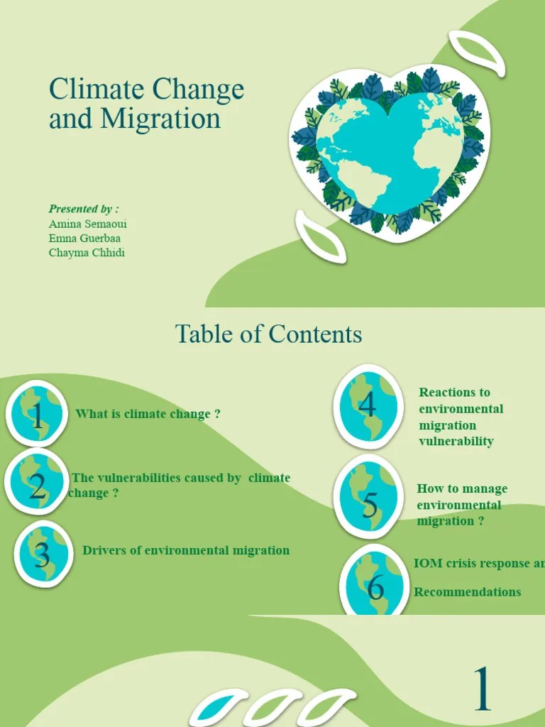 Climate Change And Migration | PDF | Climate Change | Earth