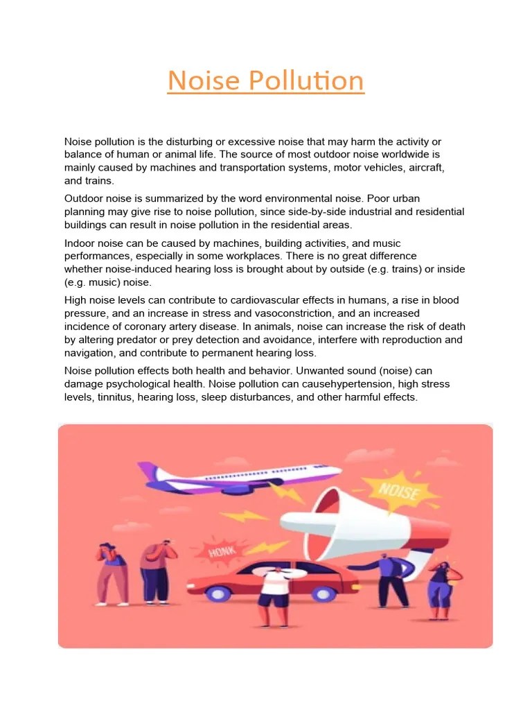 Noise Pollution | PDF