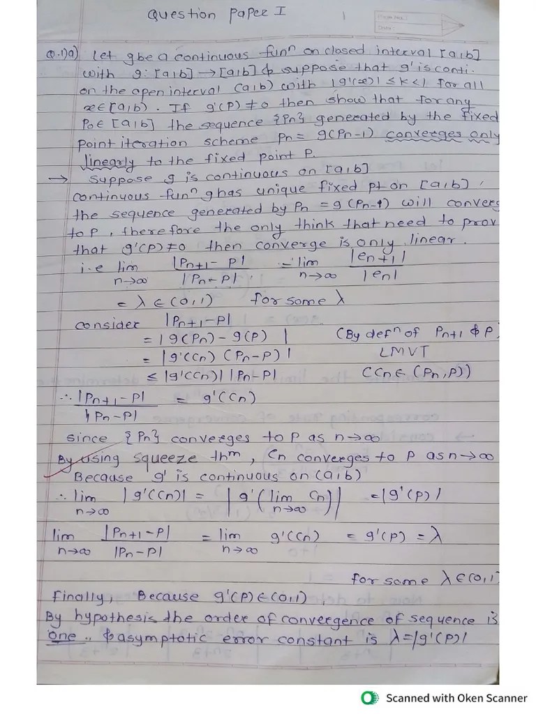Numerical Analysis | PDF