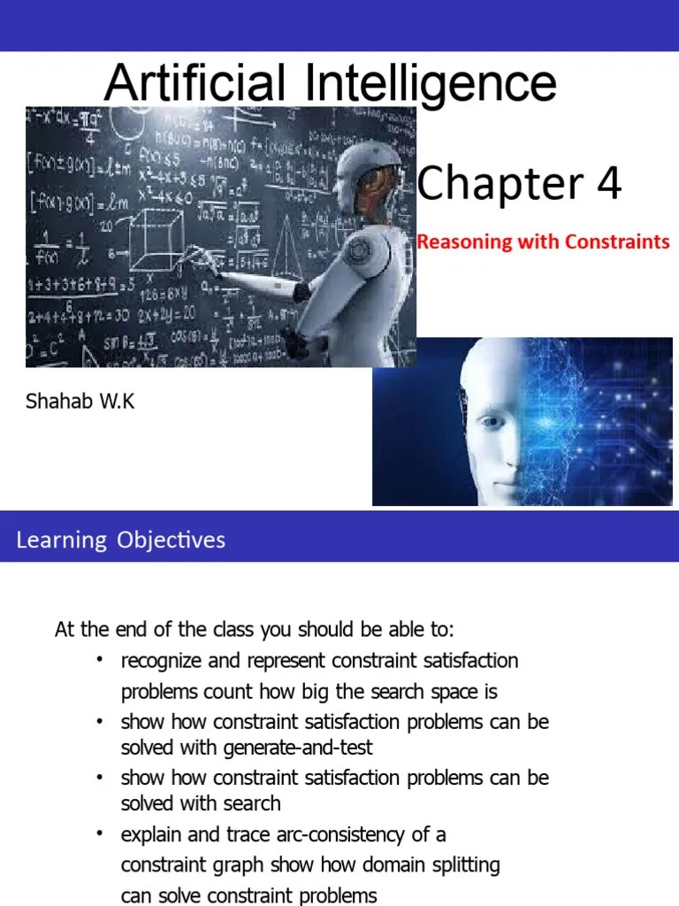 Artificial Intelligence: Reasoning With Constraints | Download Free PDF ...