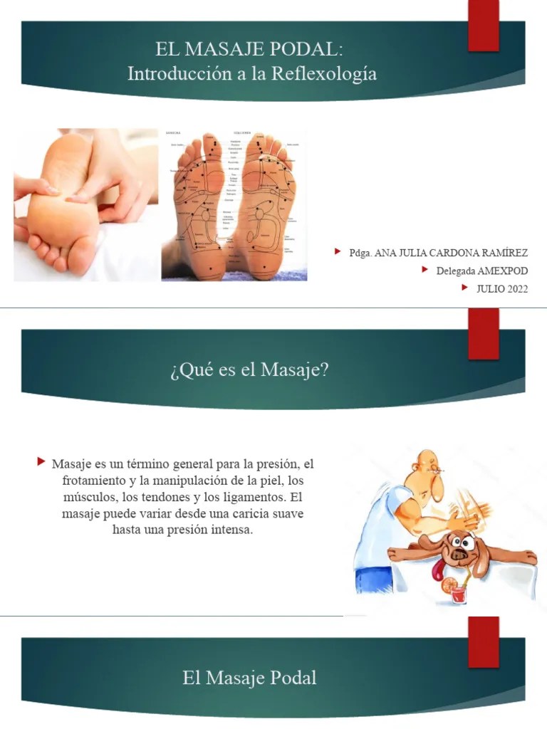 El Masaje Podal | PDF | Masaje | Reflexología