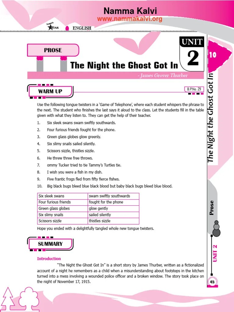 10th English Unit 2 Notes | PDF