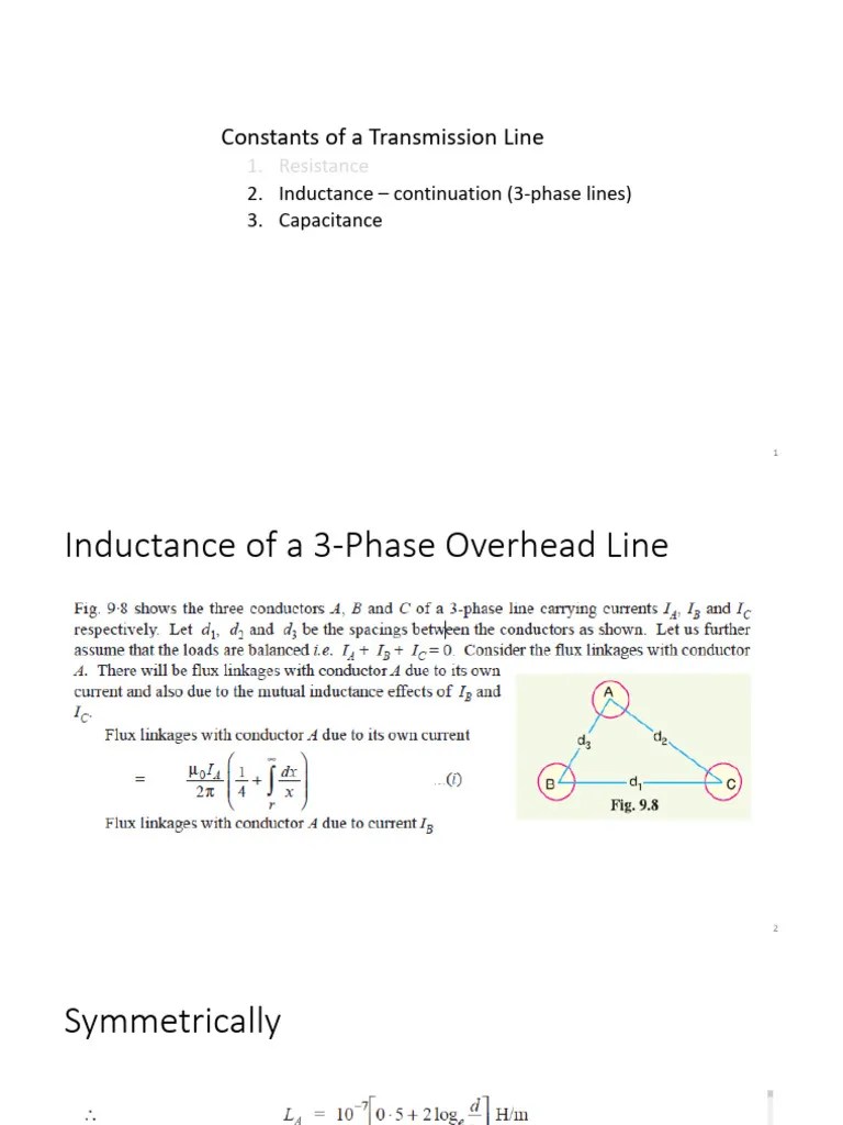 Notes 2 - Power Systems Analysis 1 | PDF | Electric Power Transmission ...