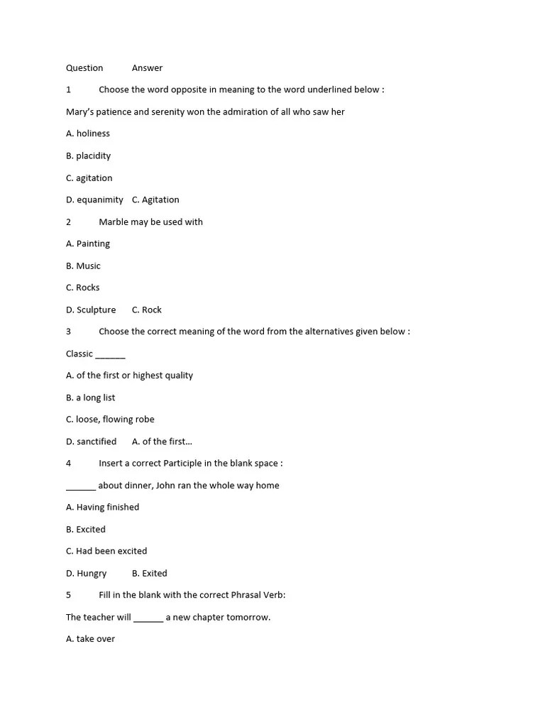 WBCS 2018 Pre Answer Key | PDF