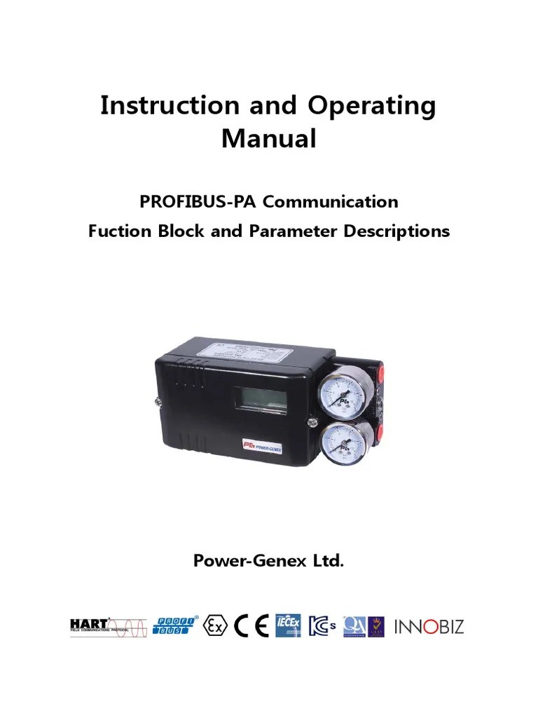 PROFIBUS-PA Function Block And Parameter Manual (15.1.14) | Download ...
