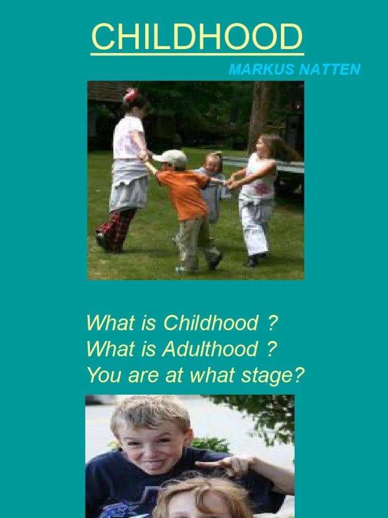 Childhood | PDF | Behavioural Sciences | Human Development