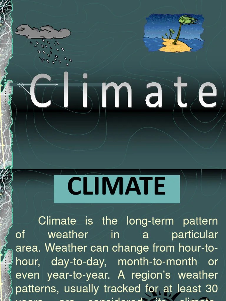 Climate | PDF | Tropics | Climate
