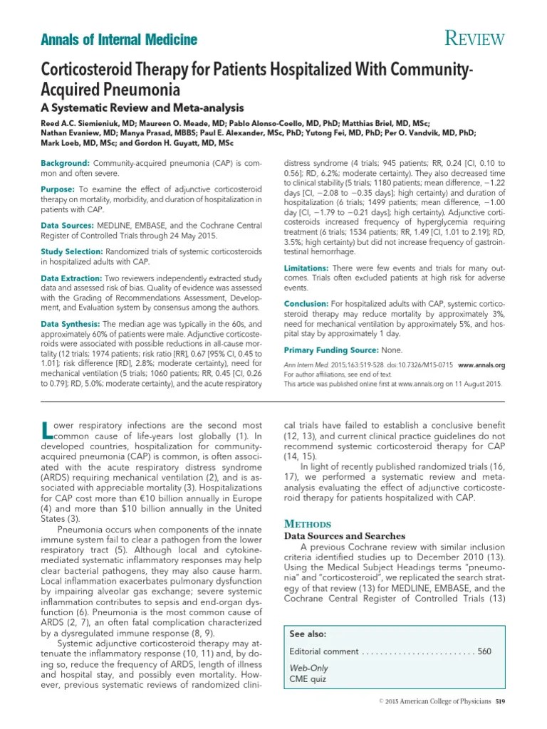 Pneumonia 1 | PDF | Pneumonia | Systematic Review