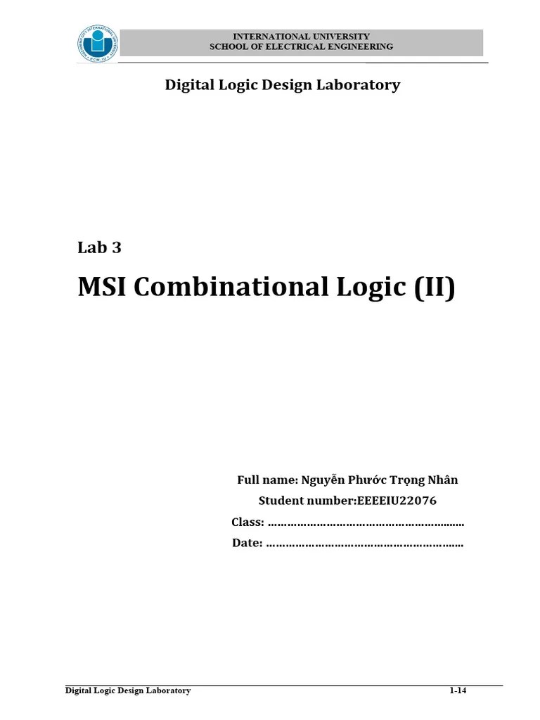 Lab 3 | PDF | Logic Gate | Electronic Circuits