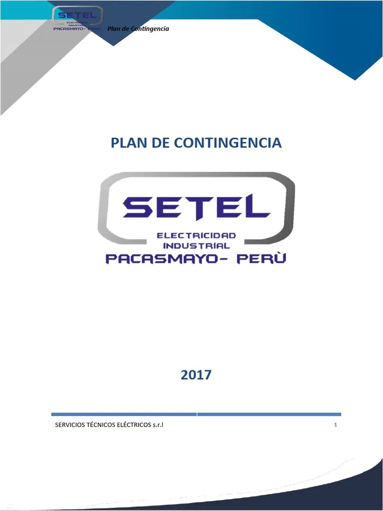 Plan De Contingencia 2017 | PDF | Primeros Auxilios | Herida