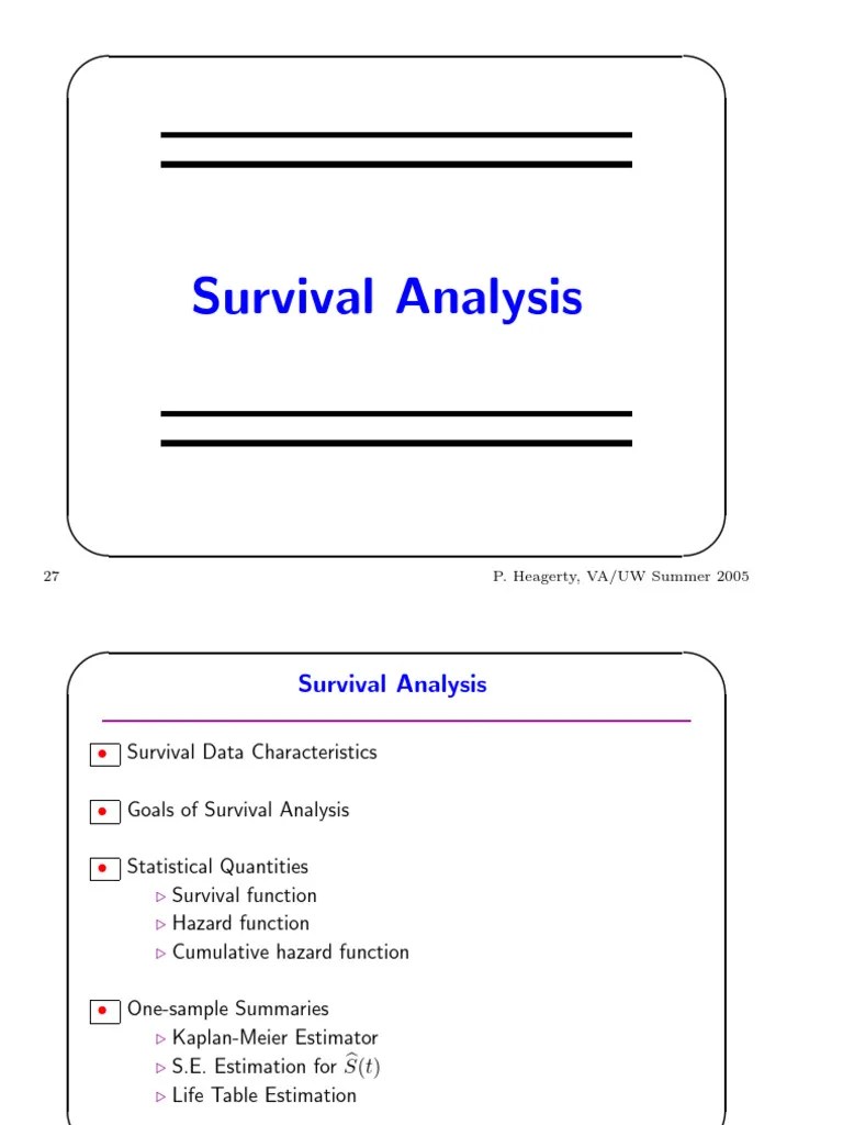 Survival Analysis With STATA 1701597623 | PDF | Regression Analysis ...