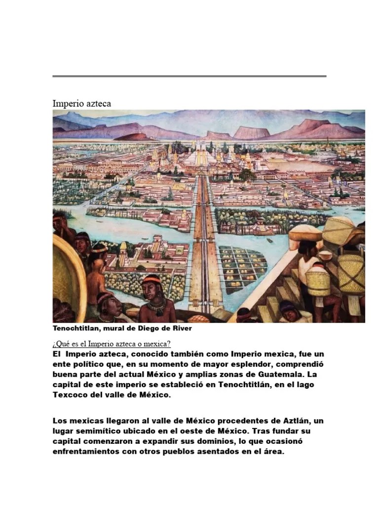 Imperio Azteca | PDF