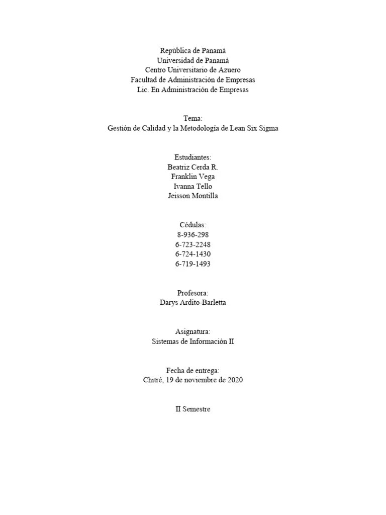 Lean Six Sigma | PDF | Six Sigma | Lean Manufacturing
