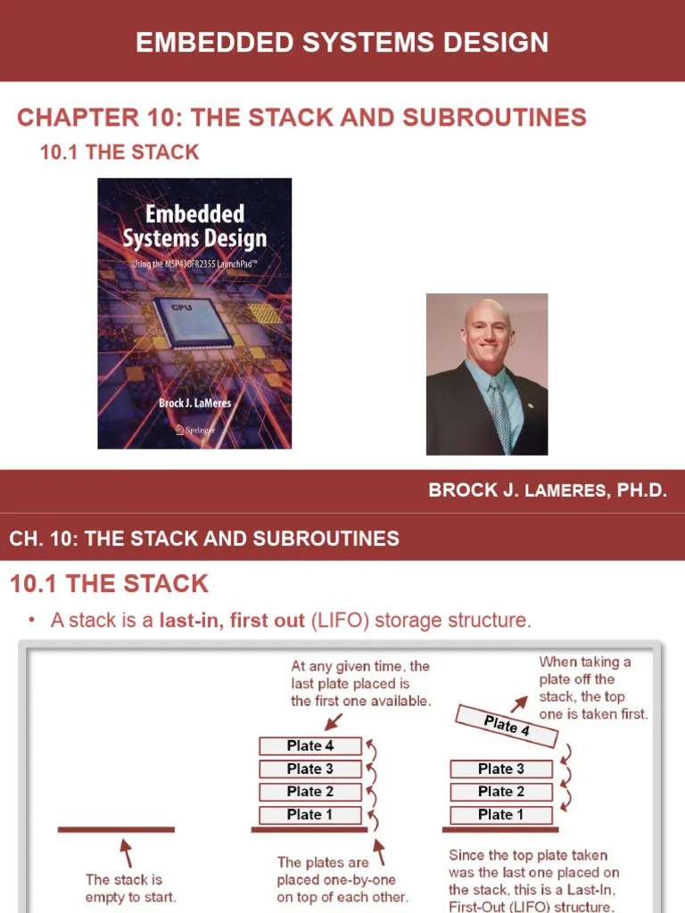 Ch10 The STACK And Subroutines Slides | PDF | Computer Engineering ...