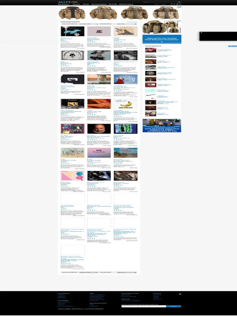 Featured New Album Releases - AllMusic October 13 | PDF | Popular Music | Musical Subgenres