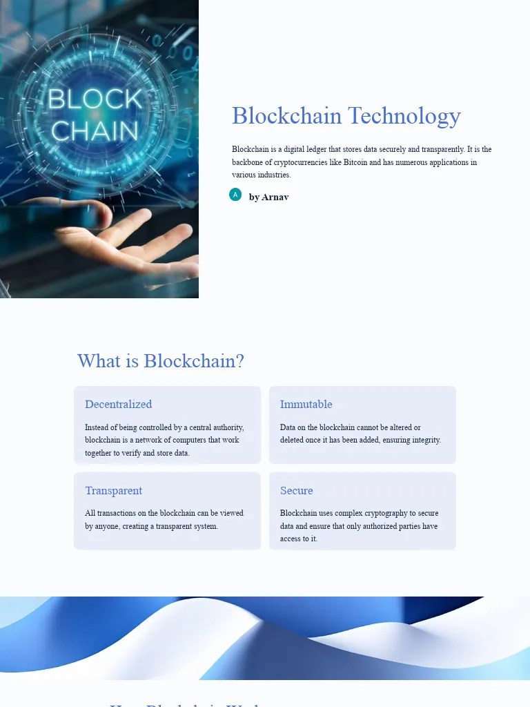 Blockchain Technology | PDF | Cryptocurrency | Computing