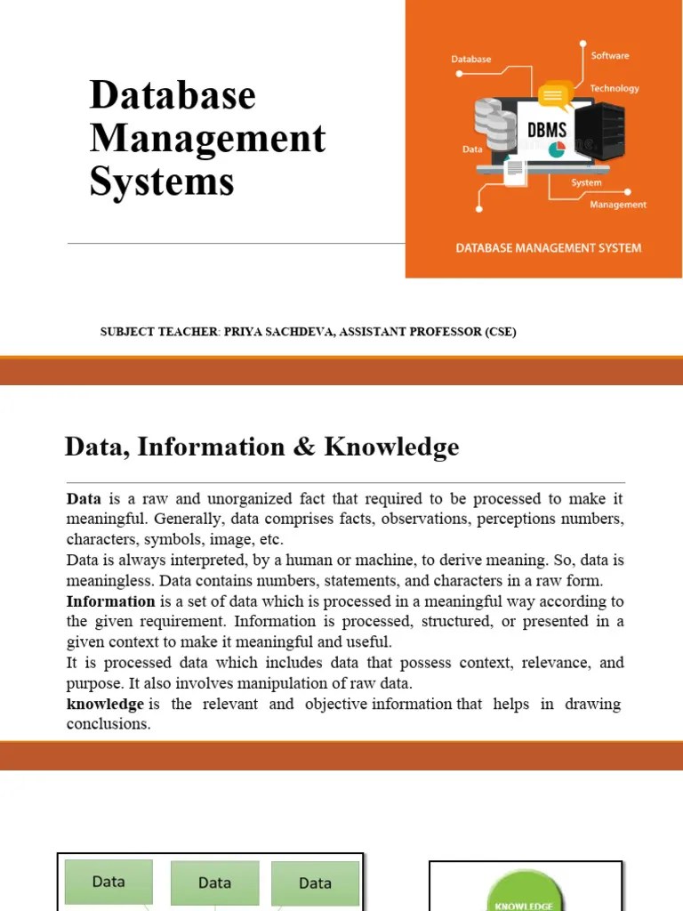 Database Management System1 | PDF | Databases | Database Schema