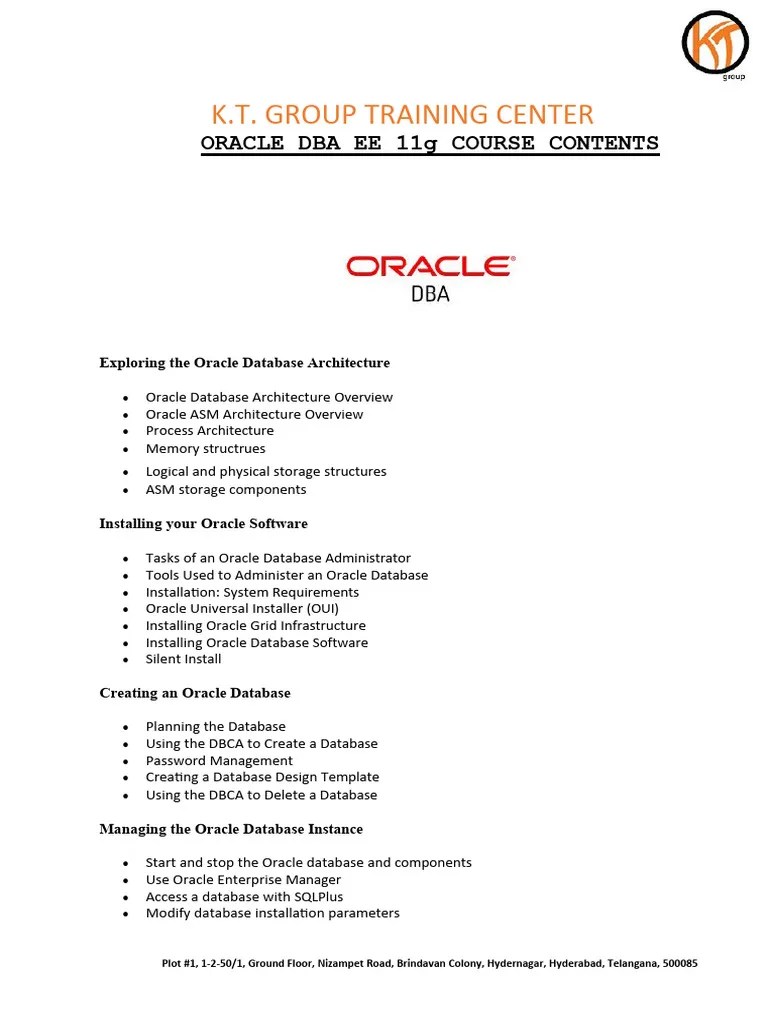 Oracle DBA | PDF | Databases | Backup