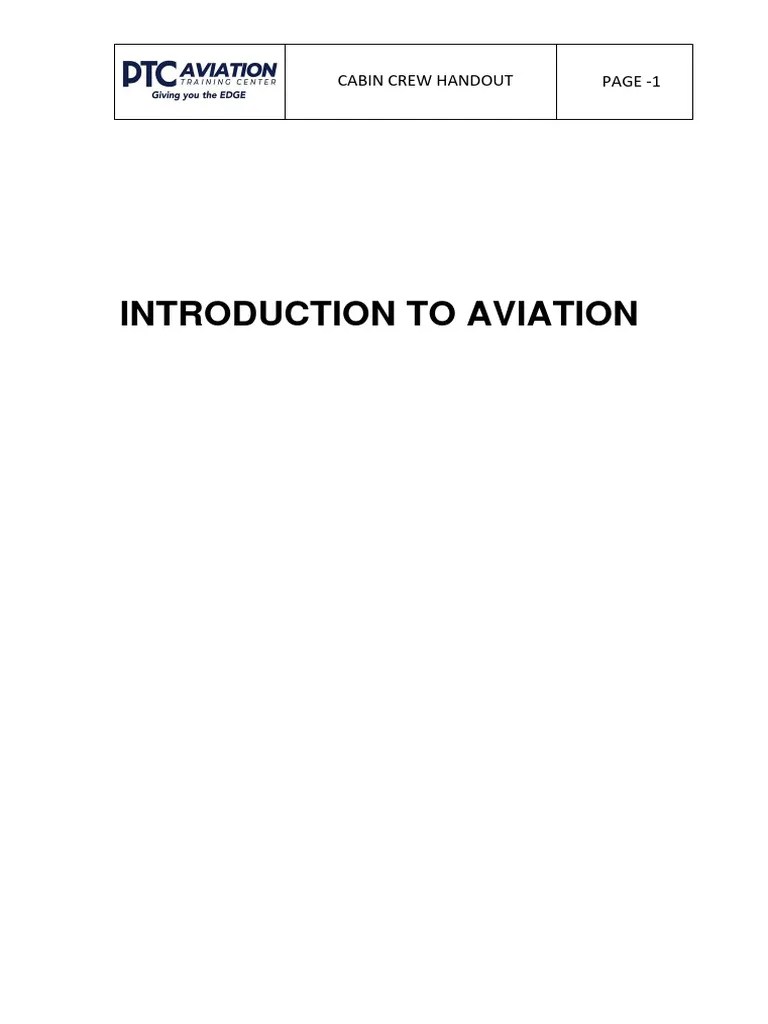 Day 5 INTRO TO AVIATION | PDF