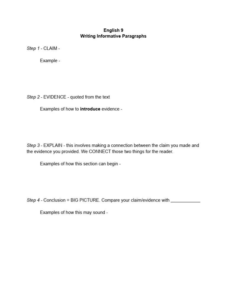 Claim-evidence-explain | PDF