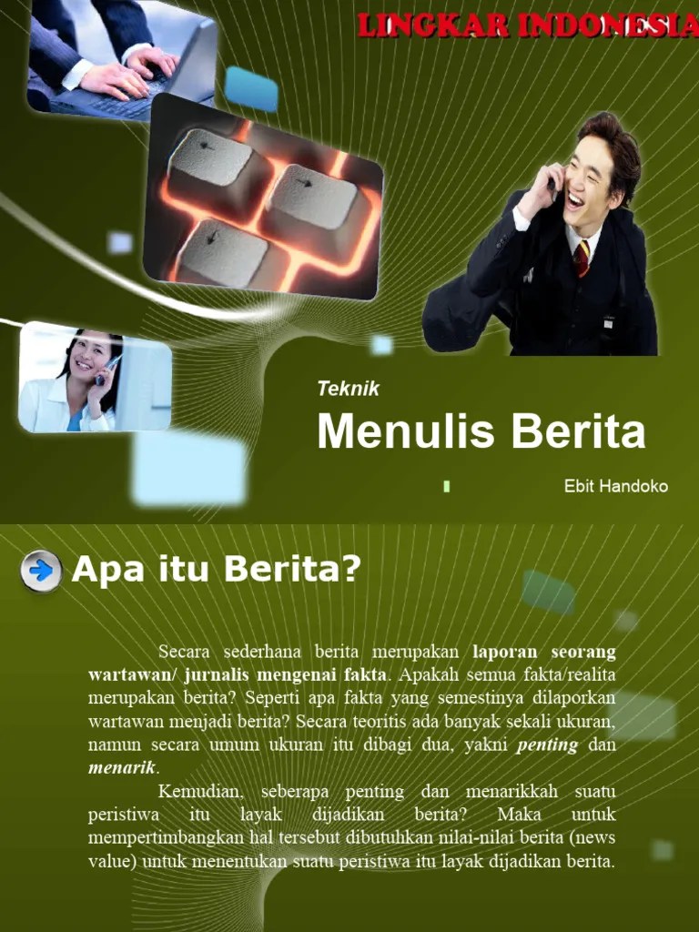 Teknik Menulis Berita | PDF
