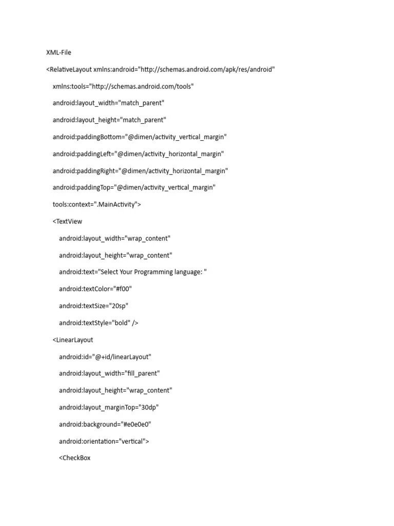 CheckBox Example | PDF | Android (Operating System) | Unity (Game Engine)