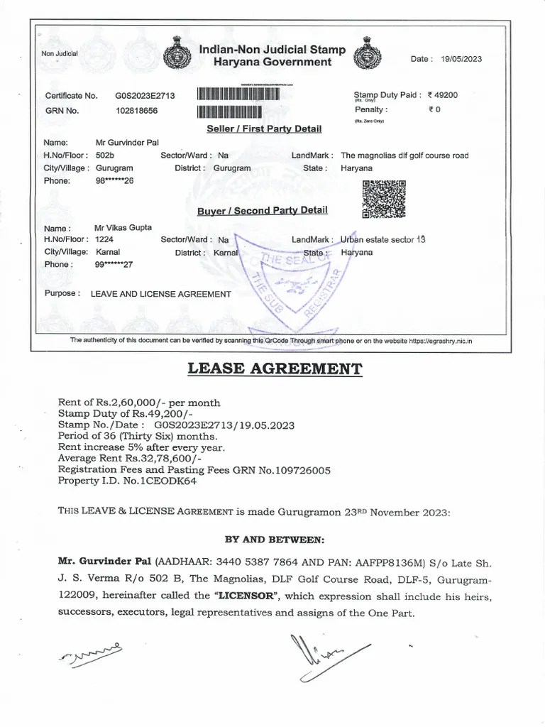 Lease Agreement | PDF