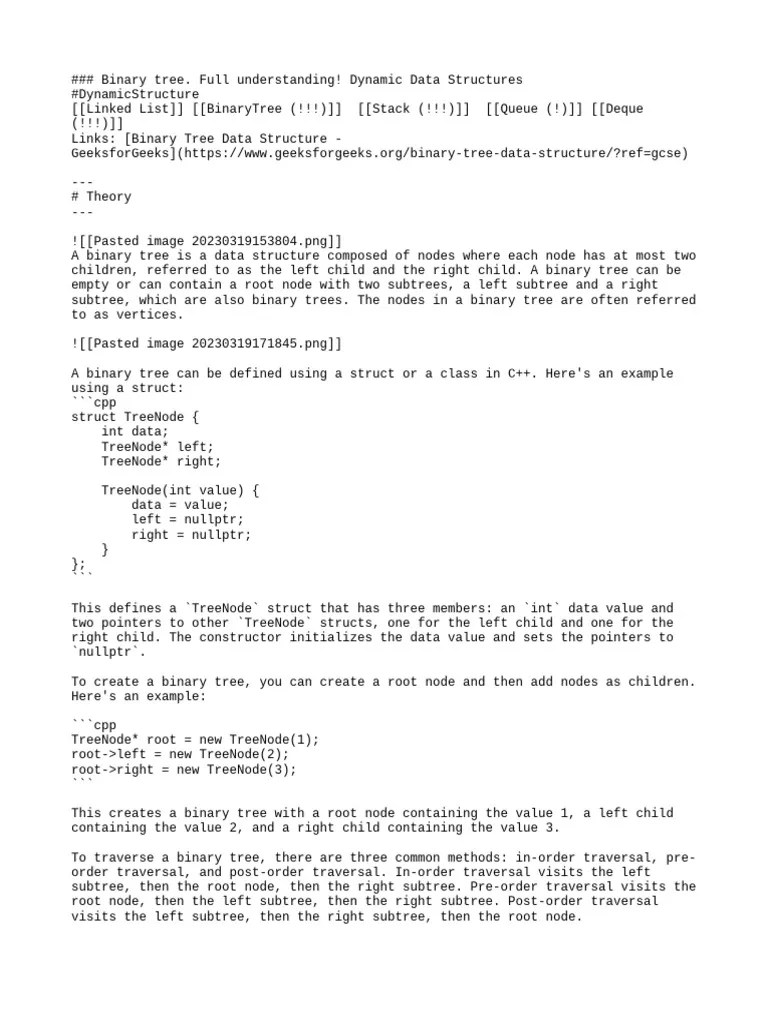 BinaryTree (!!!) | PDF | Software Development | Computer Science