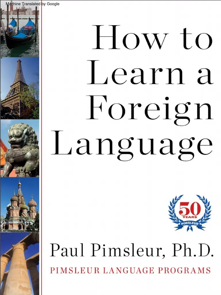How To Learn A Foreign Language PT-BR | PDF | Aprendizado | Linguagem ...