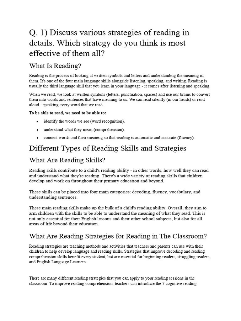 English | PDF | Methodology | Reading Comprehension