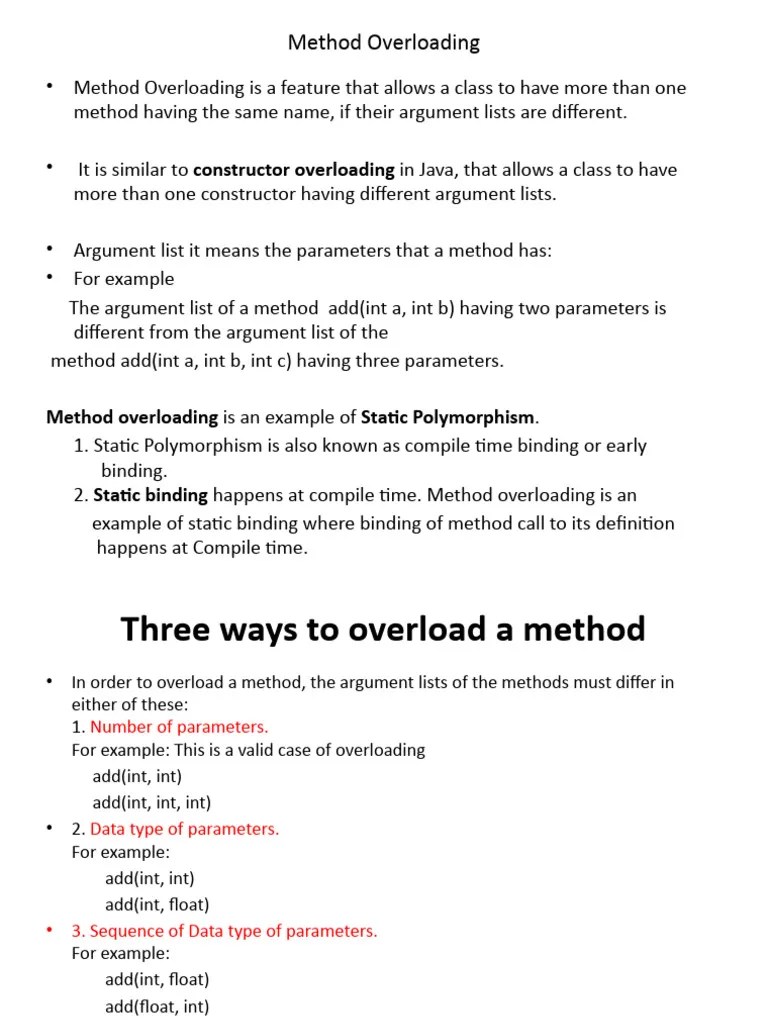 Method Constructor Overloading | PDF | Constructor (Object Oriented Programming) | Programming