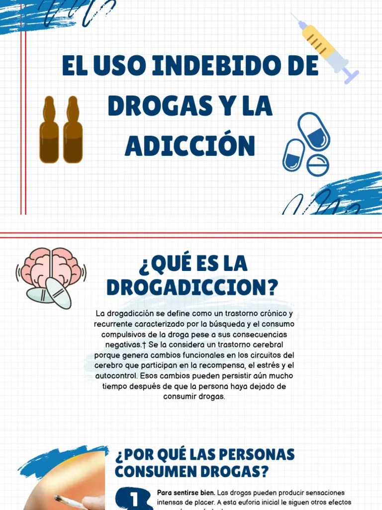 El Uso Indebido De Drogas Y La Adicción | PDF | La Dependencia De Sustancias | Salud Mental