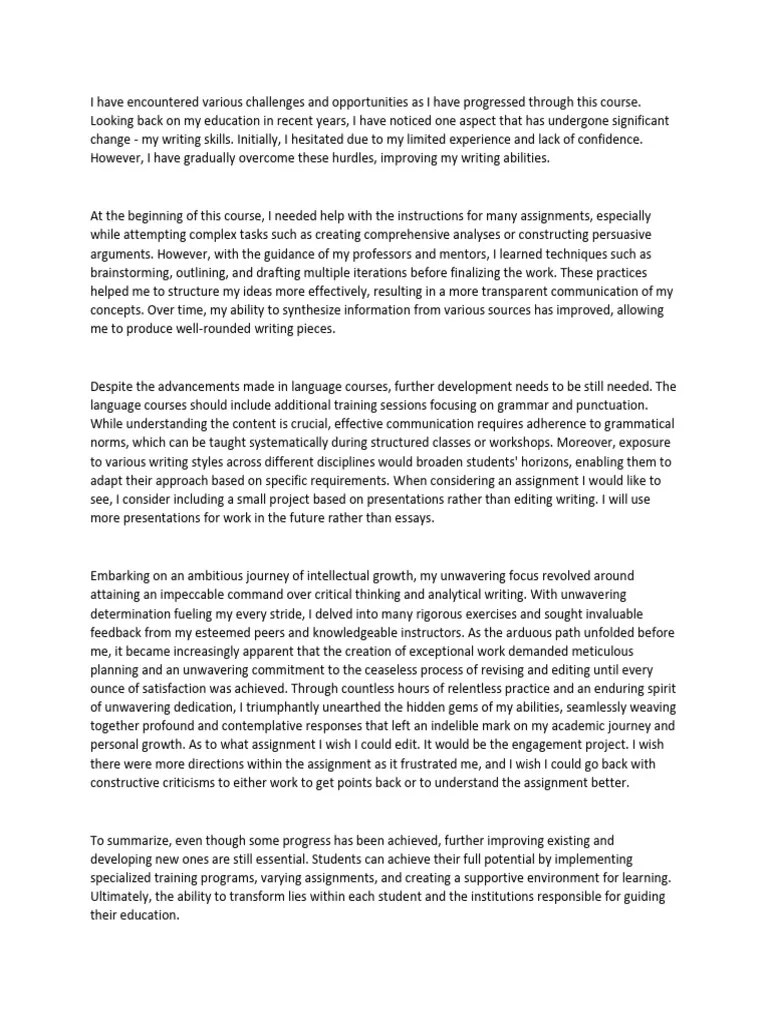 Reflection - Portfolio | PDF | Language Education | Human Communication