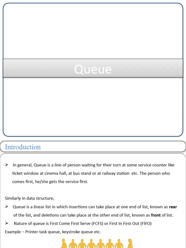 8 Queue | PDF | Queue (Abstract Data Type) | Computer Data