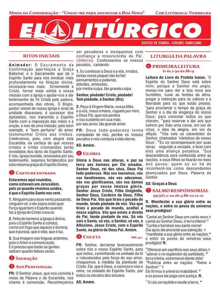 Folheto Da Missa De Crisma 2018 Pdf Advento Crisma - Mobile Nature Textures for Desktop