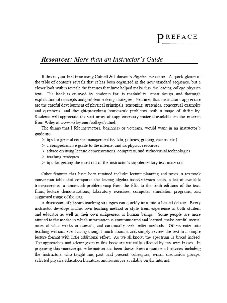 Instructors Resource Guide - All Chapters | PDF